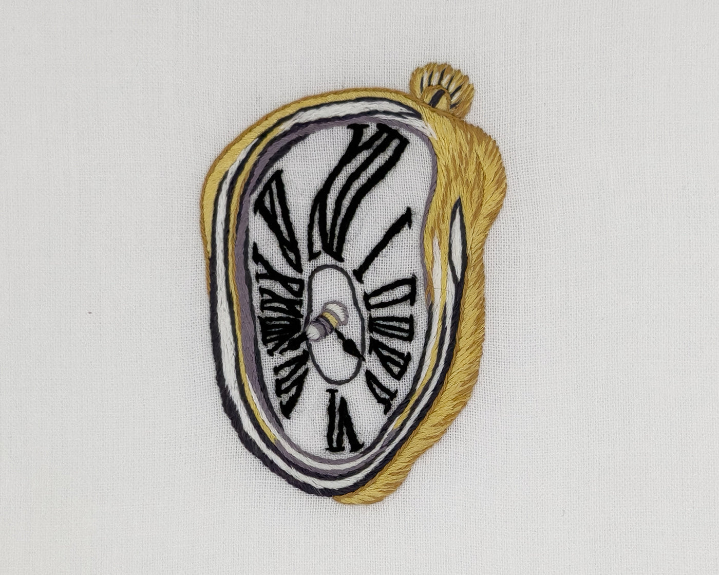 Melting Clock Hand Towel