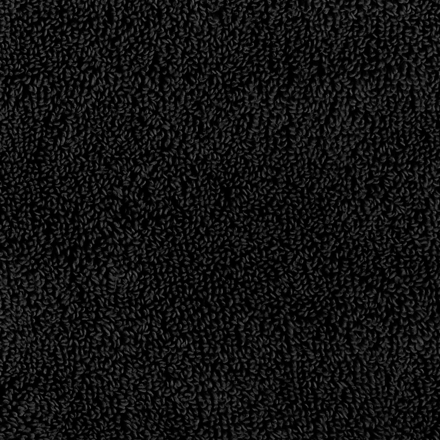 Close-up of Matouk Milagro bath sheet in onyx, showing dense terry loop texture.