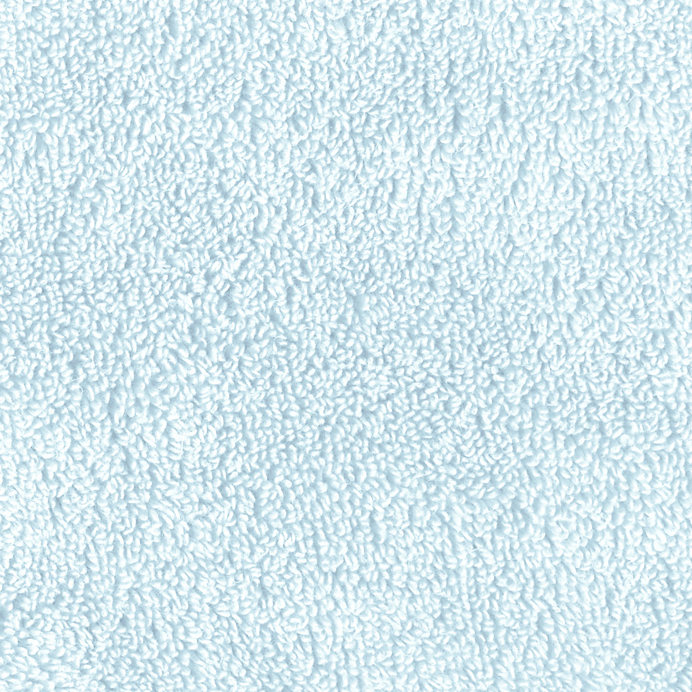 Close-up of Milagro bath sheet terry loops in pale sky blue.