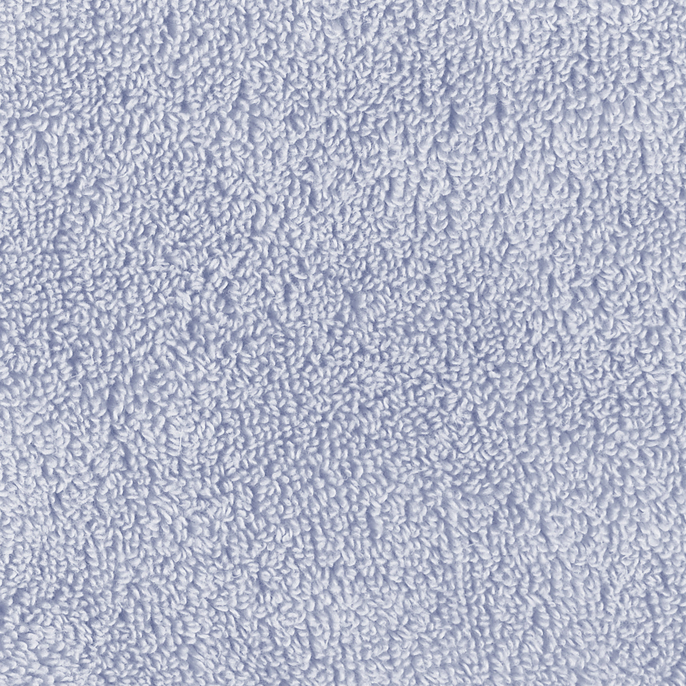 Close-up of Matouk Milagro bath sheet terry loops in periwinkle blue.