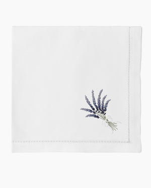 Photo of the Lavender Napkin ensemble.