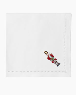 Photo of the Nutcracker Napkin ensemble.