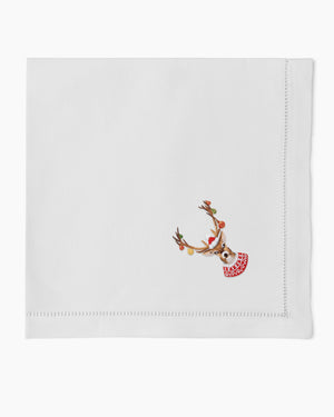 Photo of the Ornament Antlers Napkin ensemble.