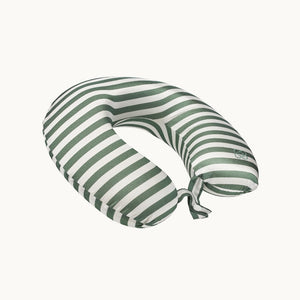 Photo of the New Silk Travel Neck Pillow ensemble.