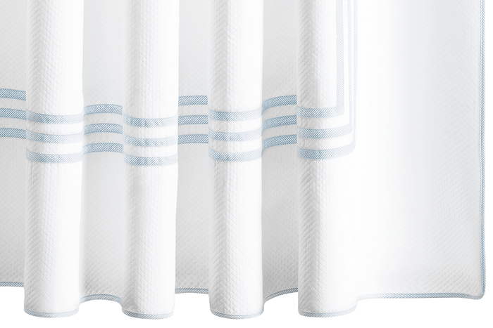Photo of the Newport Shower Curtain ensemble.