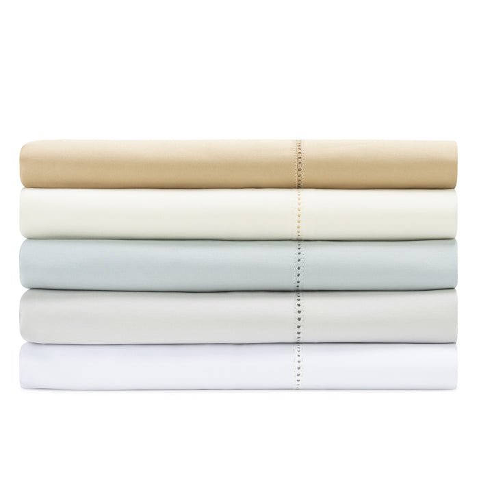 Photo of the Nocturne Hemstitch | Pillowcase Set ensemble.
