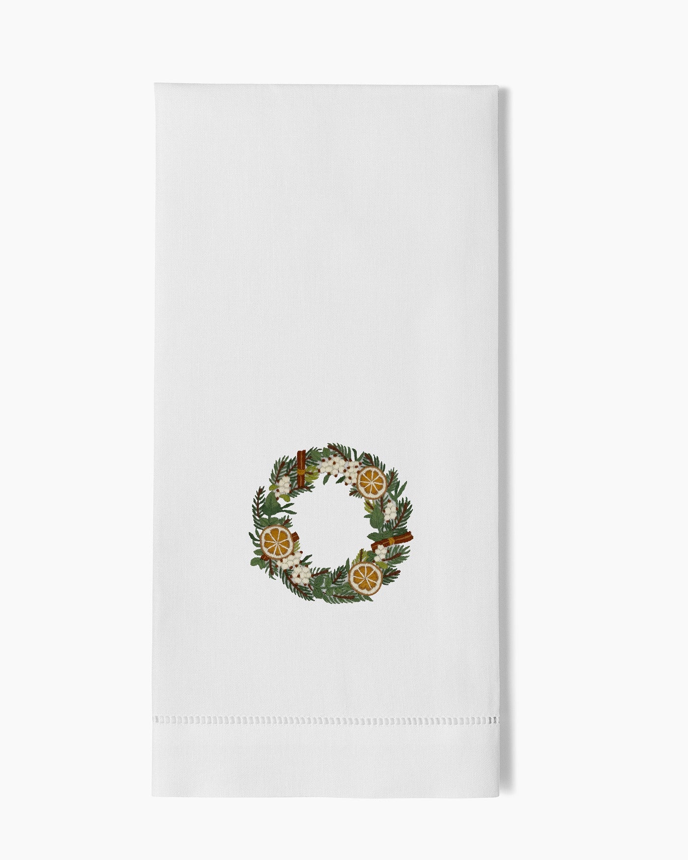 Orange Slice Wreath Hand Towel