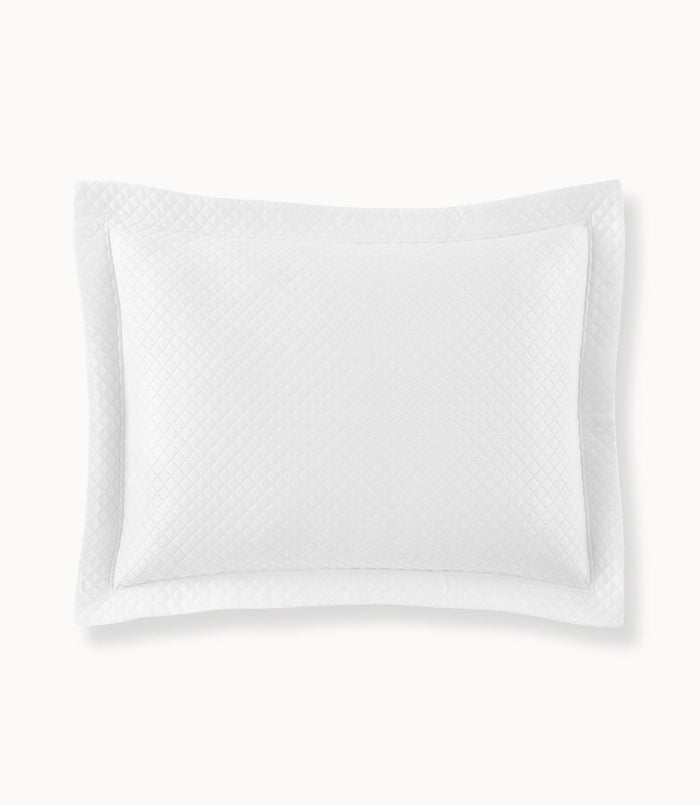 Photo of the Oxford Matelasse | Pillow Sham ensemble.
