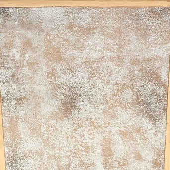 Pigeon & Poodle Atwater bath tray close-up showing mottled champagne and white surface texture.