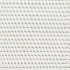 Close-up of ivory woven texture detail on Pigeon & Poodle Dalton soap pump surface.