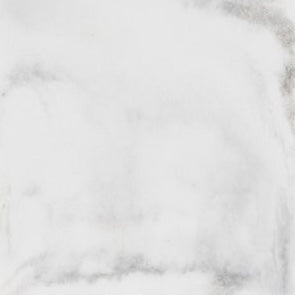 White marble soap dish with soft grey veining, top-down view.