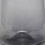 Pigeon & Poodle Salford carafe base detail in smoky grey glass.