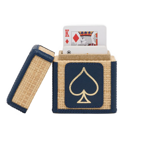 HANFORD Raffia Card Case