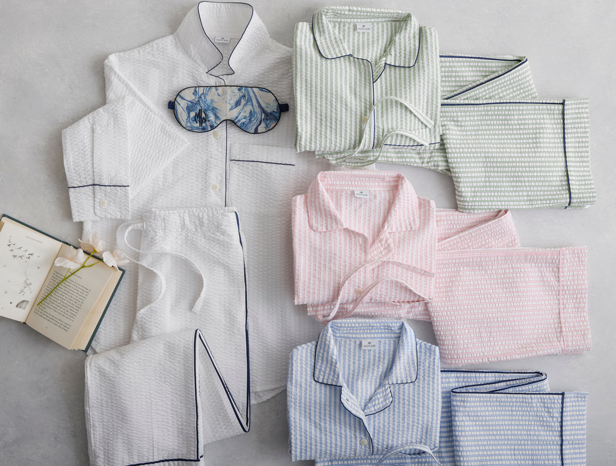 Matteo | Seersucker Pajama Set