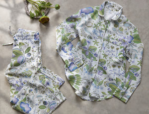 Photo of the Roman Linen Pajama Set ensemble.