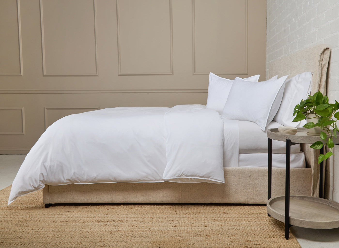 Parker Cotton Percale | Duvet Set