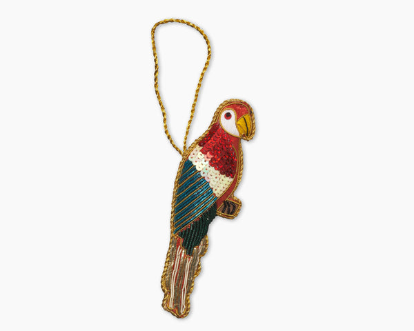 Photo of the Parrot Ornament ensemble.
