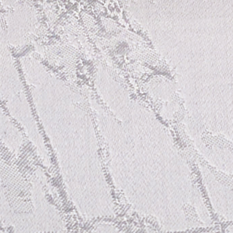 Close-up of ivory Parus jacquard weave showing tonal floral damask pattern detail.