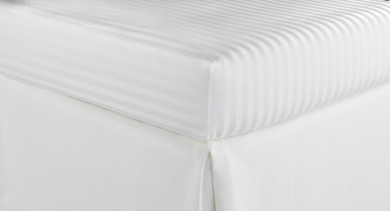 Image of Peacock Alley Soprano bedding Stripe Fitted Sheet.