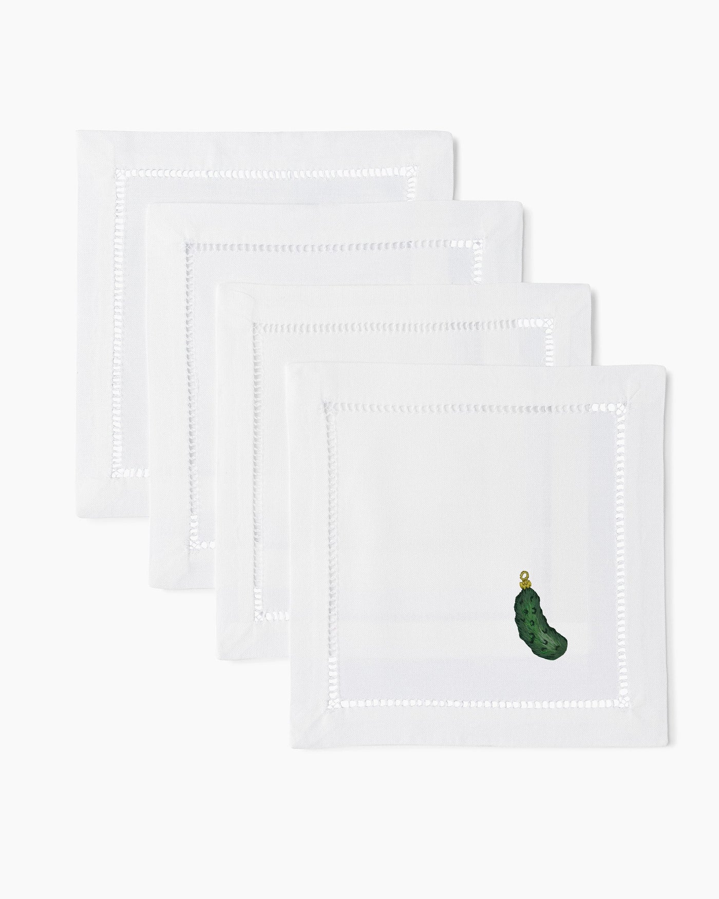 Pickle Ornament Cocktail Napkins