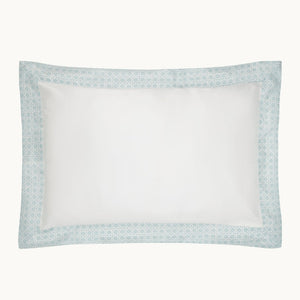 Photo of the Rattan Silk | Oxford Pillowcase ensemble.