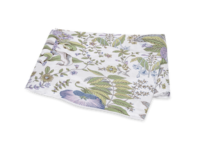 Photo of the Pomegranate Schumacher Collection | Flat Sheet ensemble.