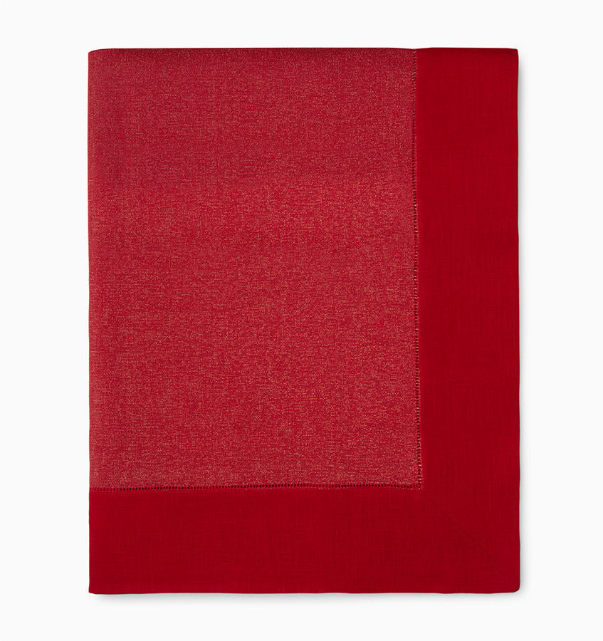 Sferra Reece | Tablecloth Red/Gold