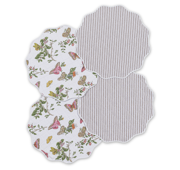 Quilted Reversible Placemat Set