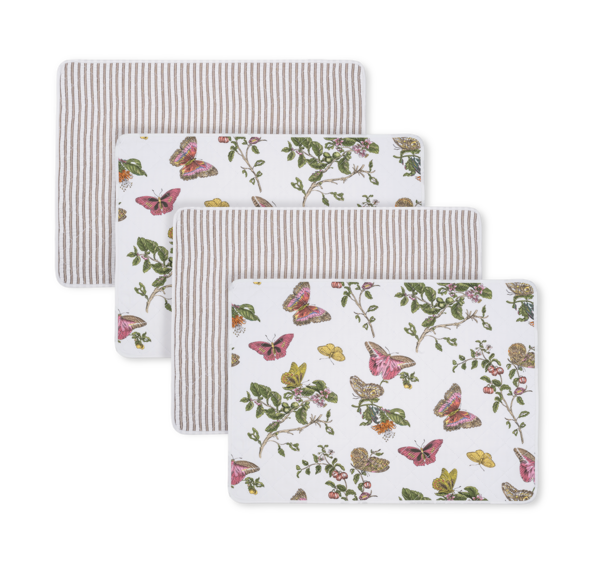 Quilted Reversible Placemat Set