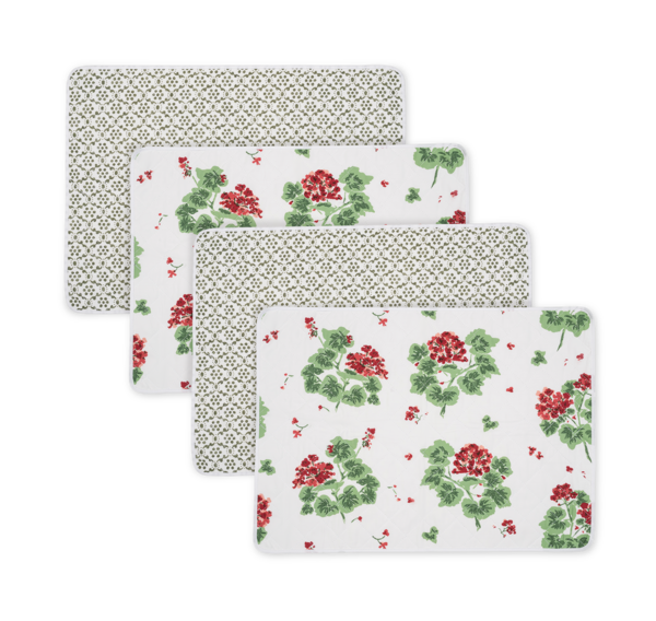 Quilted Reversible Placemat Set
