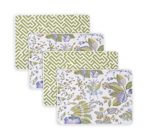 Quilted Reversible Placemat Set