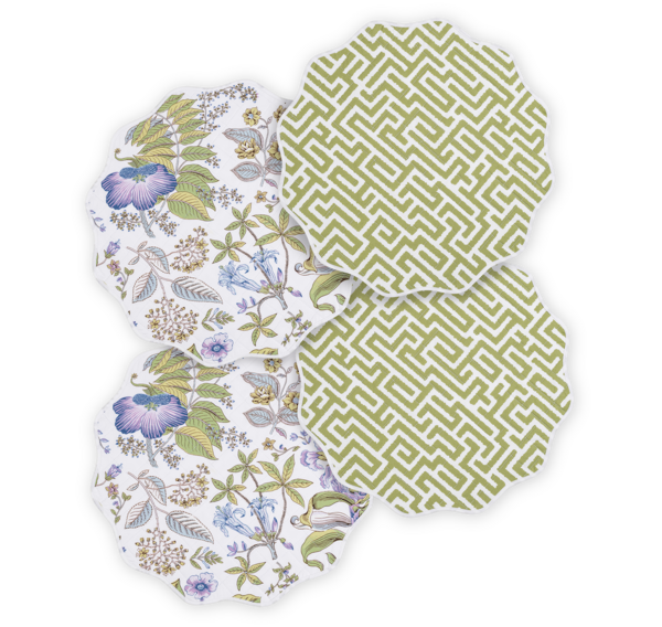 Quilted Reversible Placemat Set