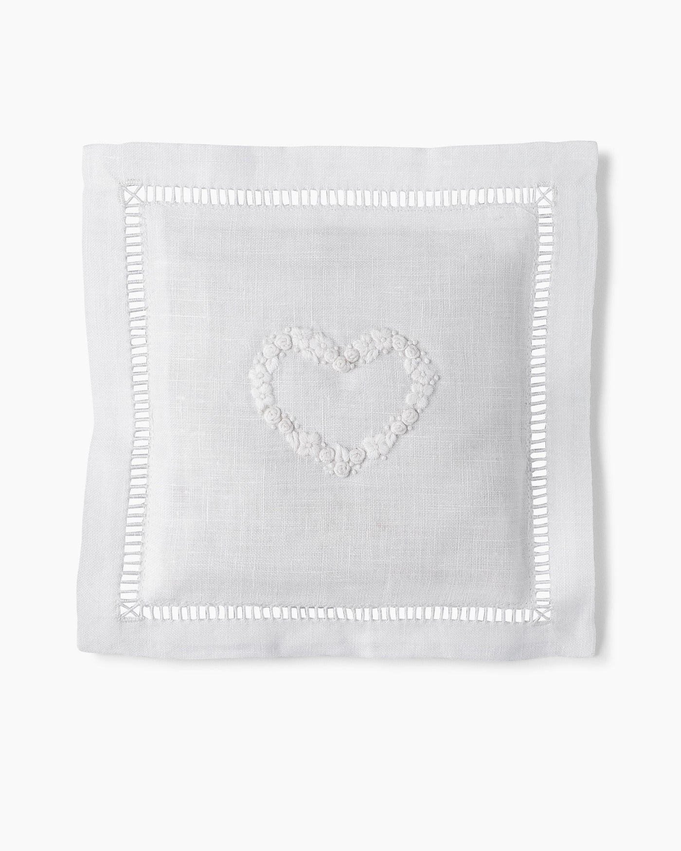 Flower Heart White Sachet