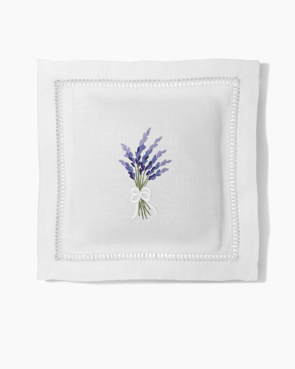 Photo of the Lavender Sachet ensemble.