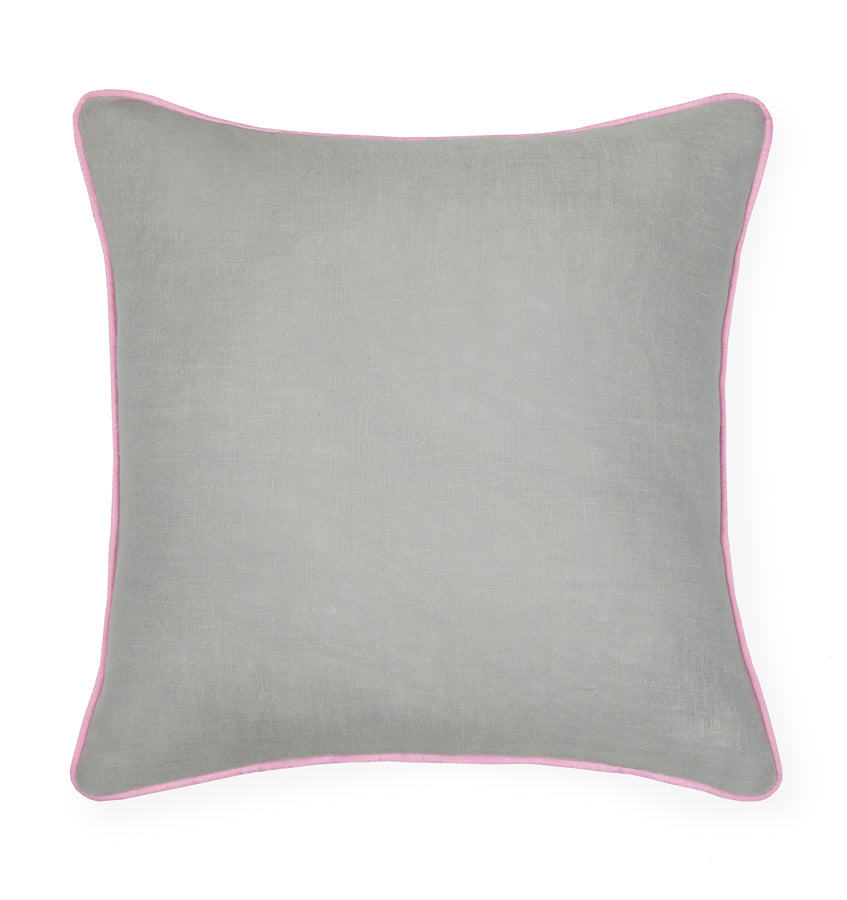Sferra Manarola 20x20 | Decorative Pillow Grey/Cotton Candy