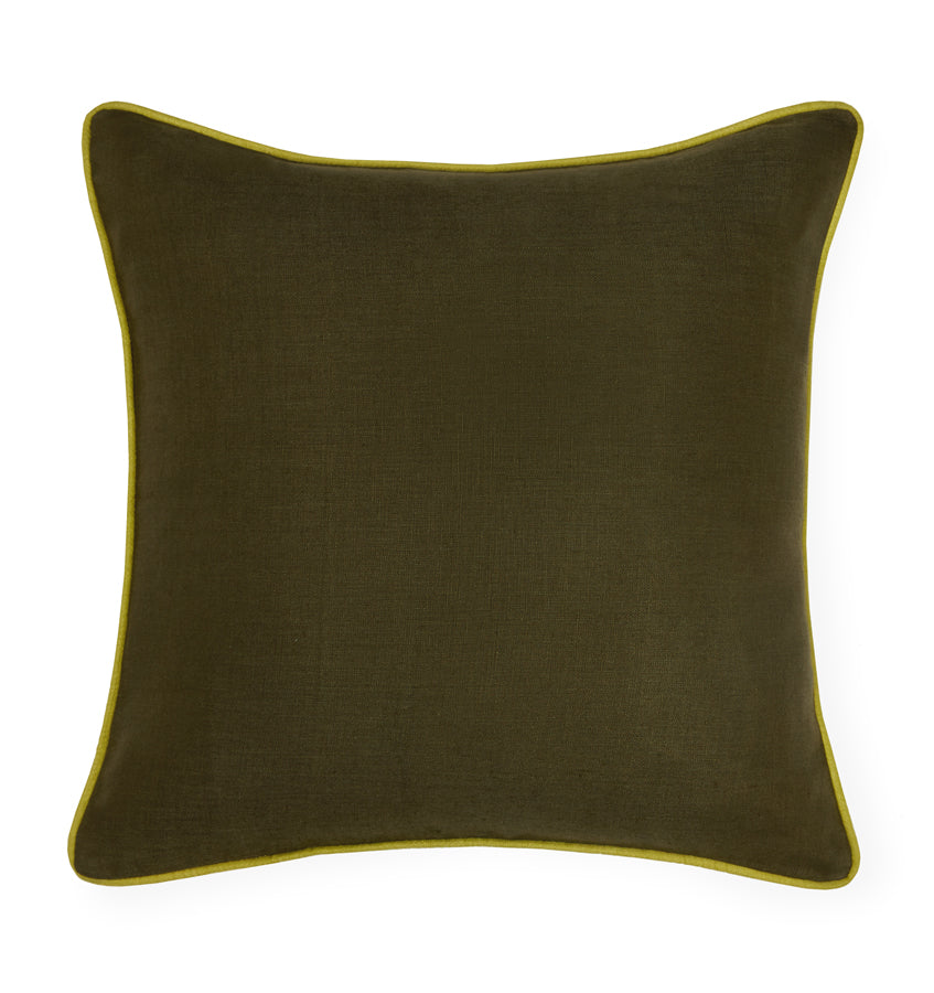 Sferra Manarola 20x20 | Decorative Pillow Hunter/Lime