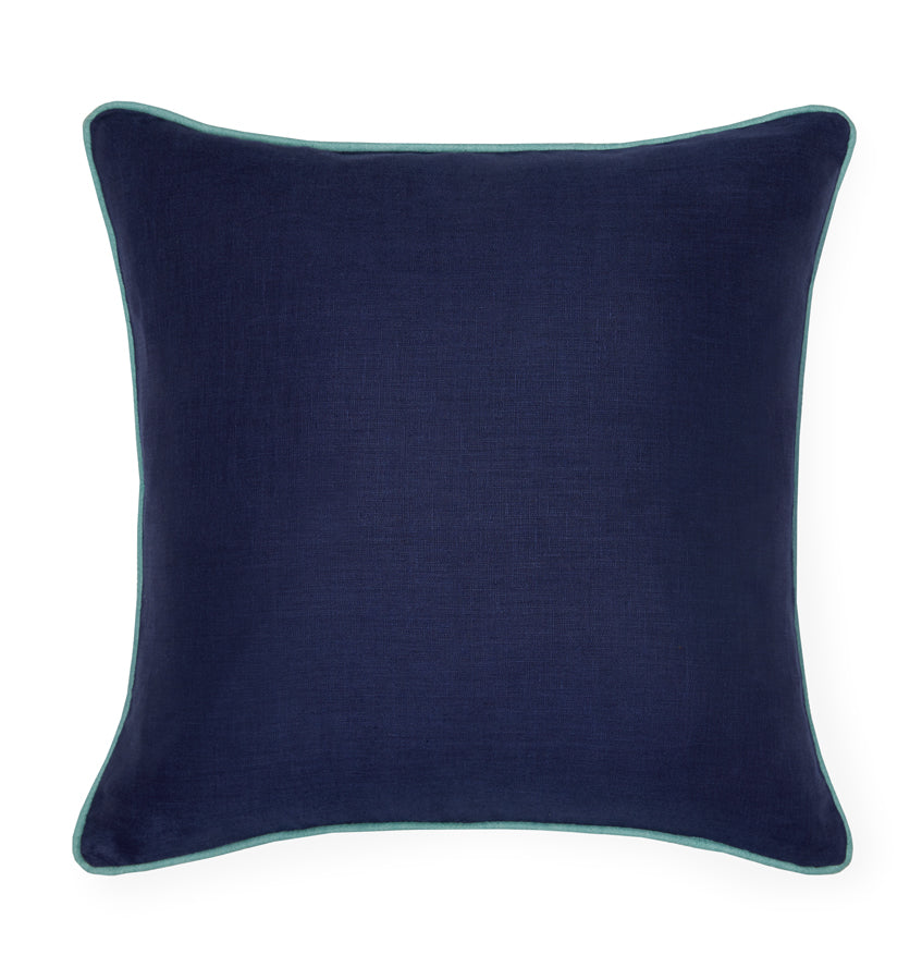 Sferra Manarola 20x20 | Decorative Pillow Midnight/Aqua