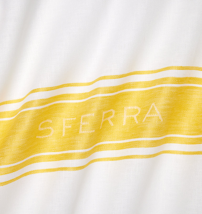 Parma | Kitchen Towel White/Yellow