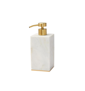 Photo of the Pietra Marble | Soap Dispenser ensemble.