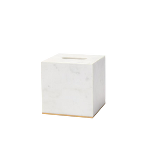 Photo of the Pietra Marble | Tissue Holder ensemble.