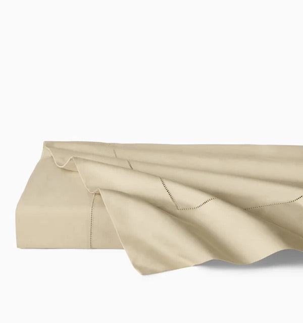 Image Of Sferra Celeste flat sheet in color sand.