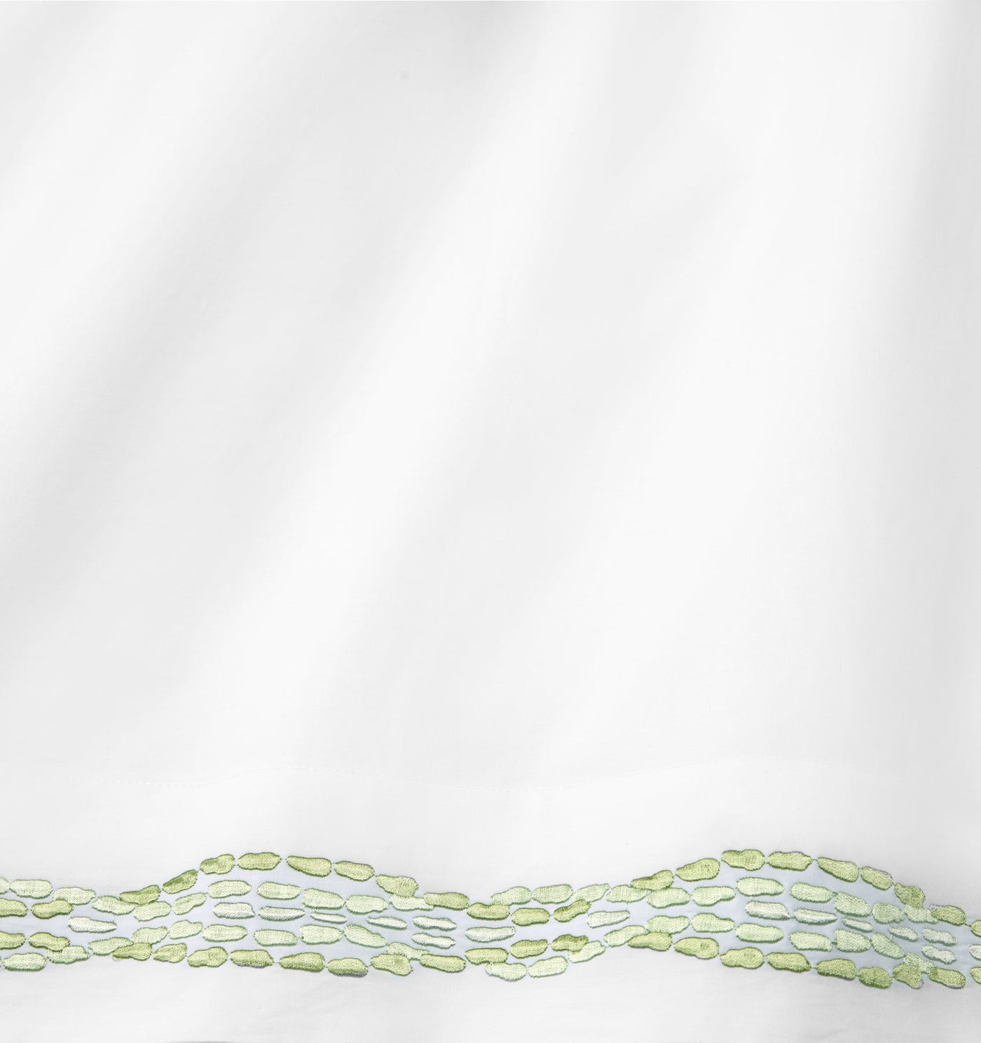 Sferra Cobblestones 12x36 | Decorative Pillow White/Green