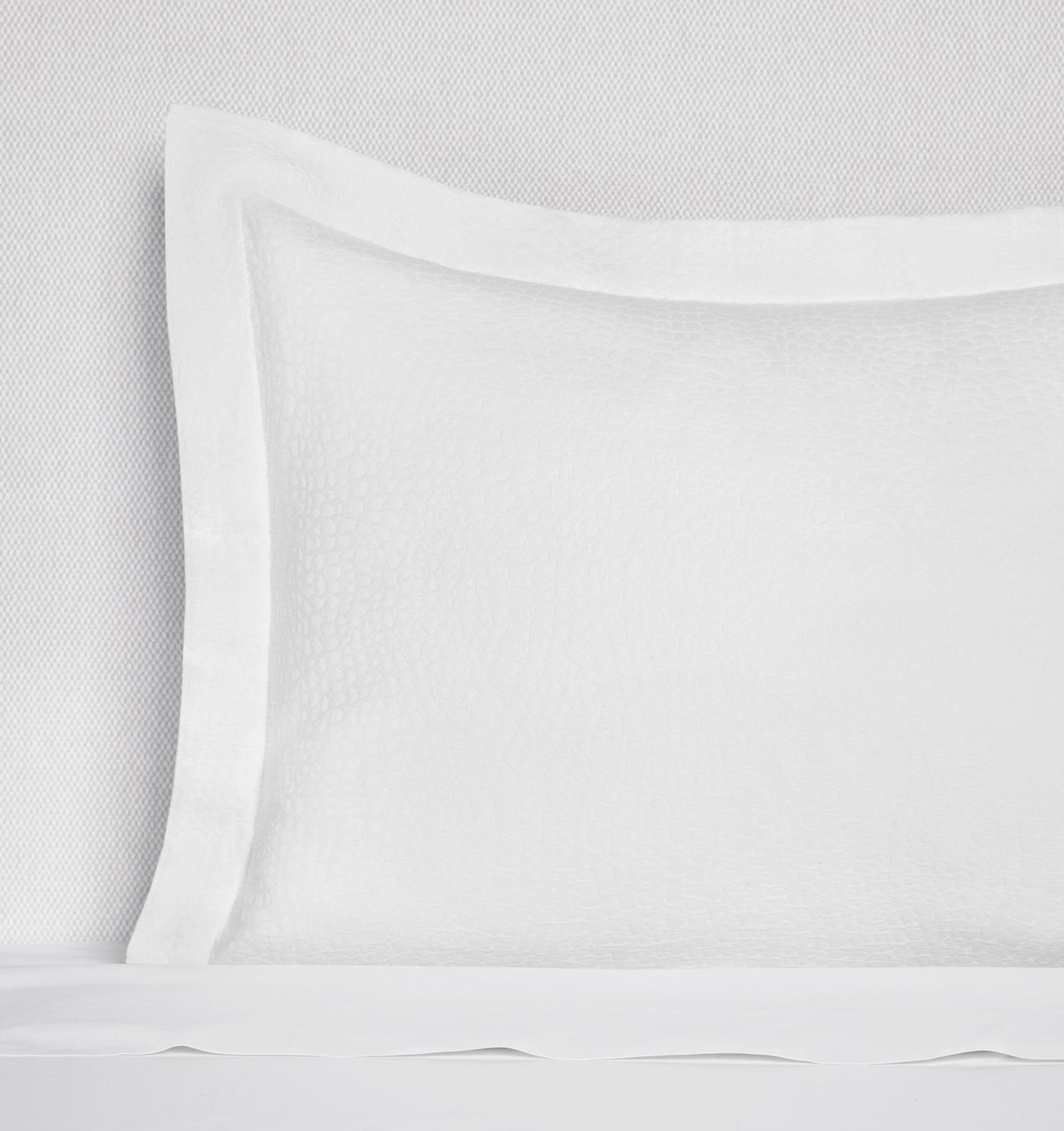 Sferra Cobblestones Textured | Sham White