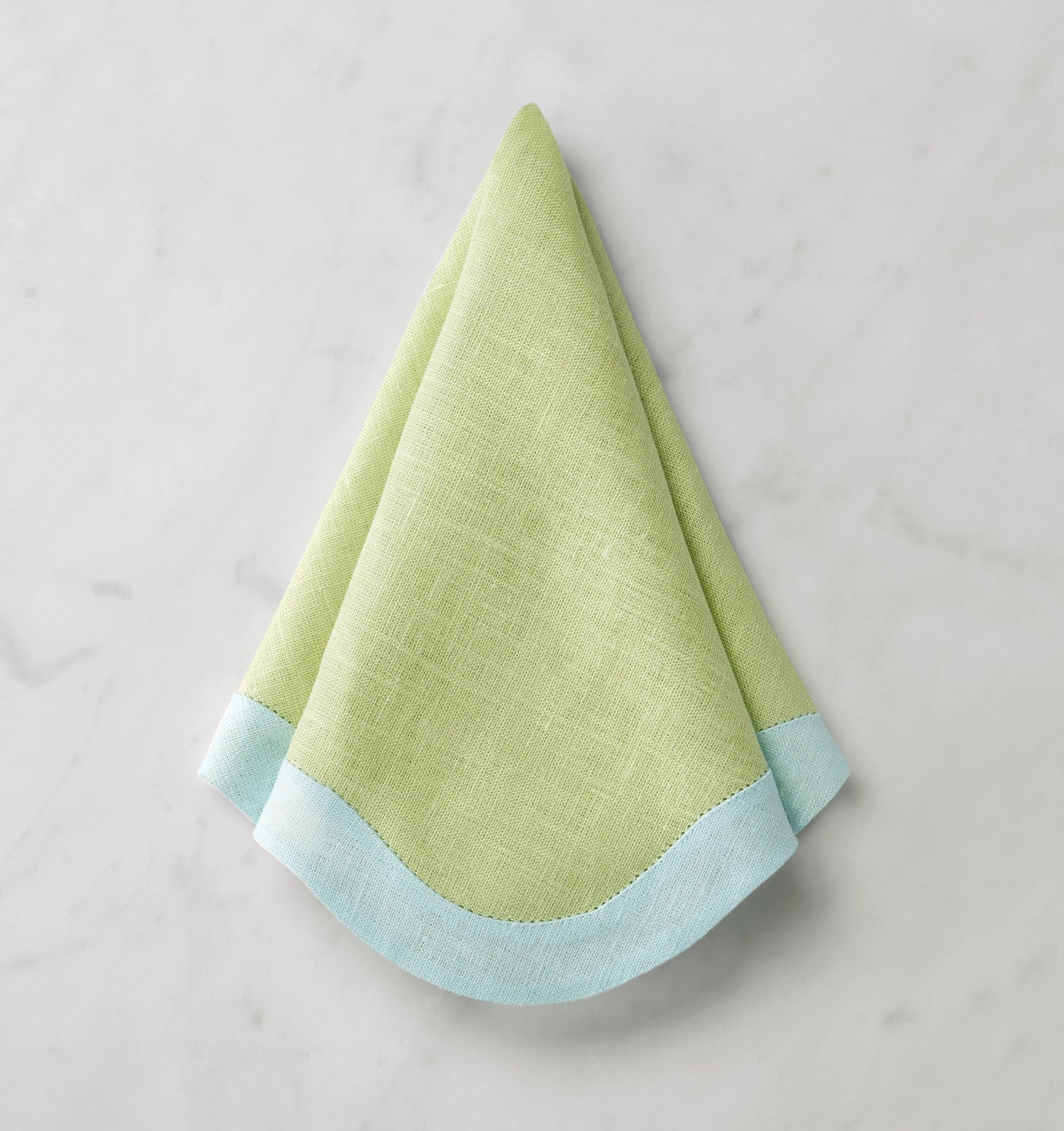 Sferra Ondulato | Dinner Napkin Kiwi/Clearwater