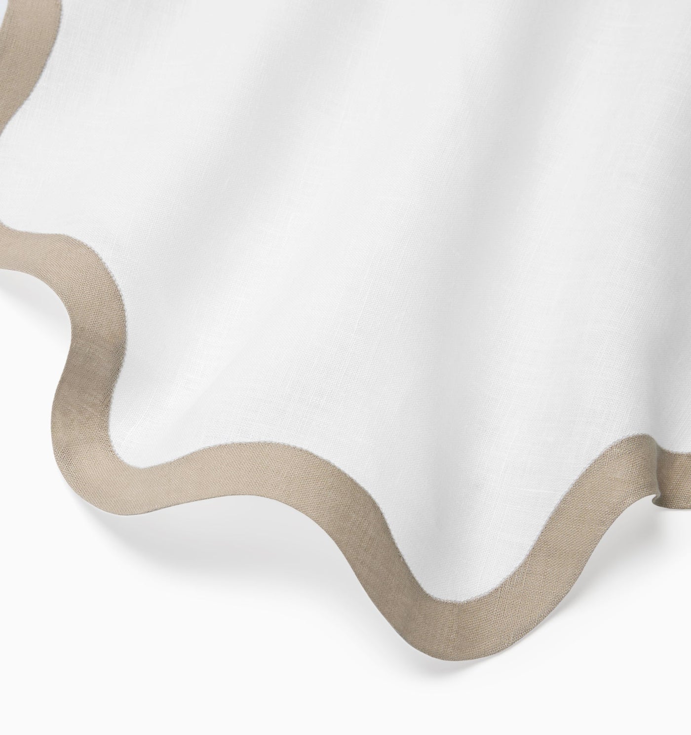 Sferra Ondulato | Cocktail Napkin White/Natural