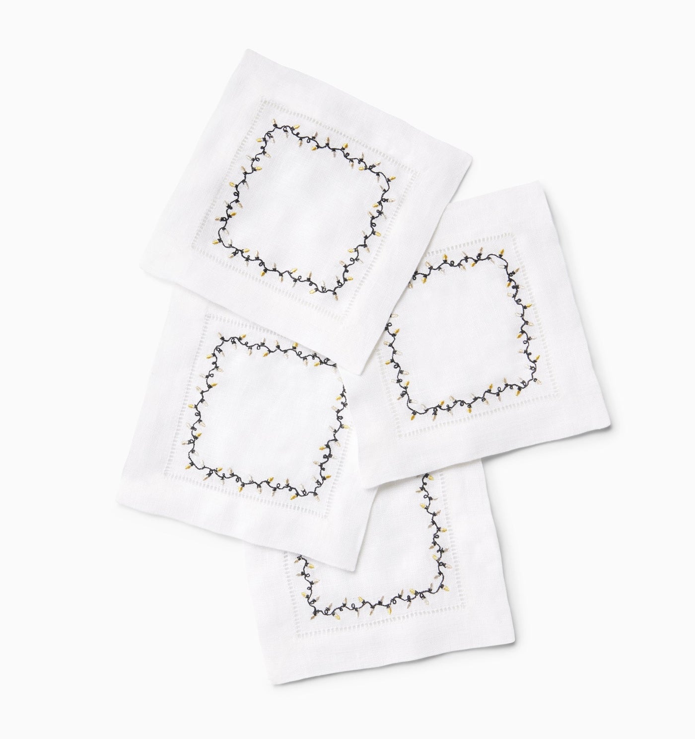 Sferra Luci | Cocktail Napkin Gold/Silver