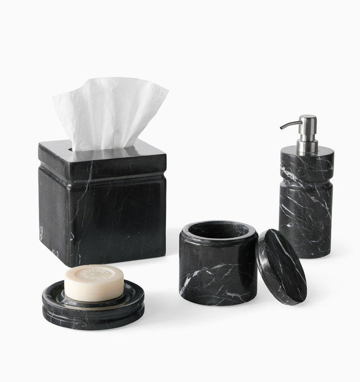 Photo of the Marquina | Soap Dispenser ensemble.