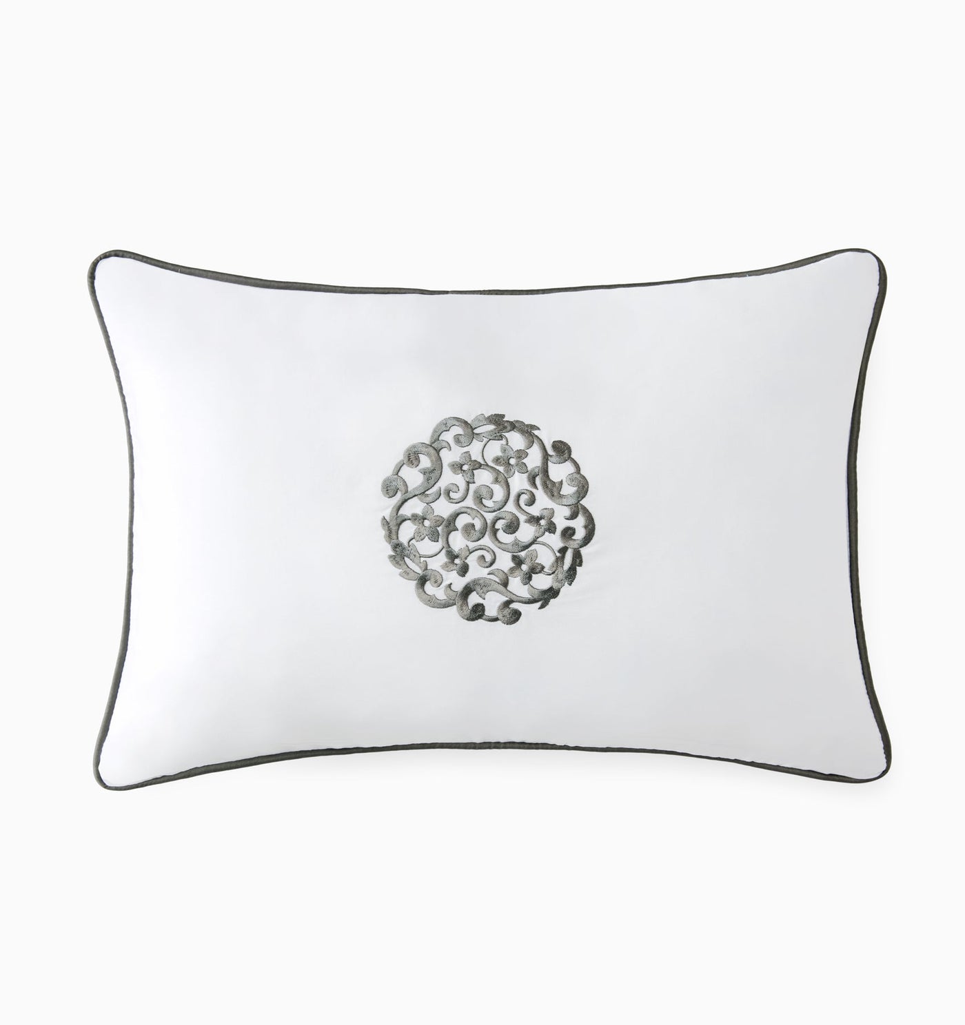 Sferra Storia | Decorative Pillow White/Charcoal