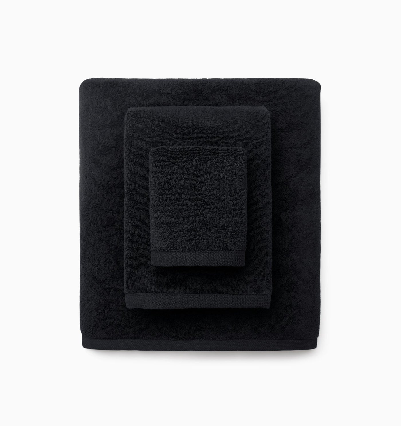 Sferra Cielo | Bath Sheet Black