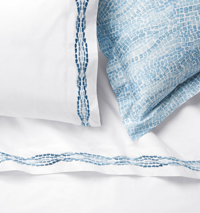 Photo of the Cobblestones Printed | Sham ensemble.